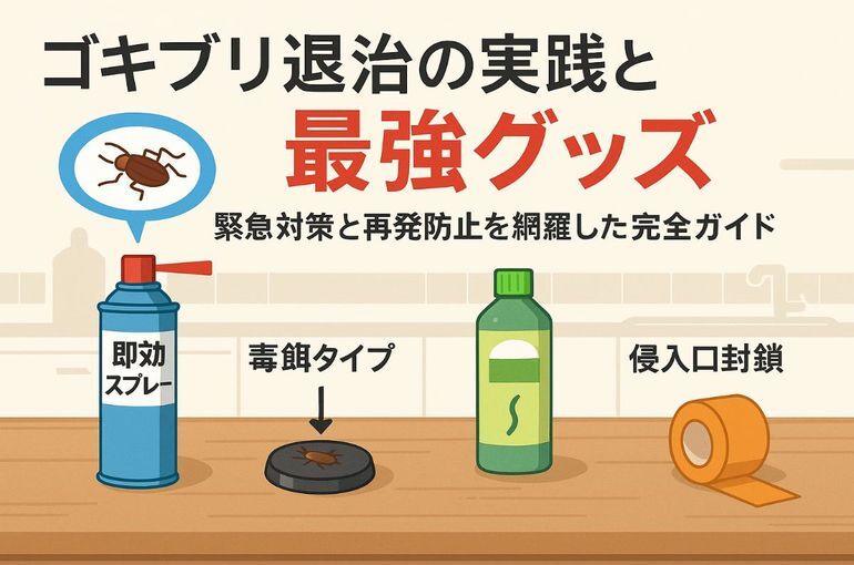 ゴキブリ退治を今すぐ実践する方法と最強グッズ徹底比較！緊急対策から再発防止まで完全ガイド
