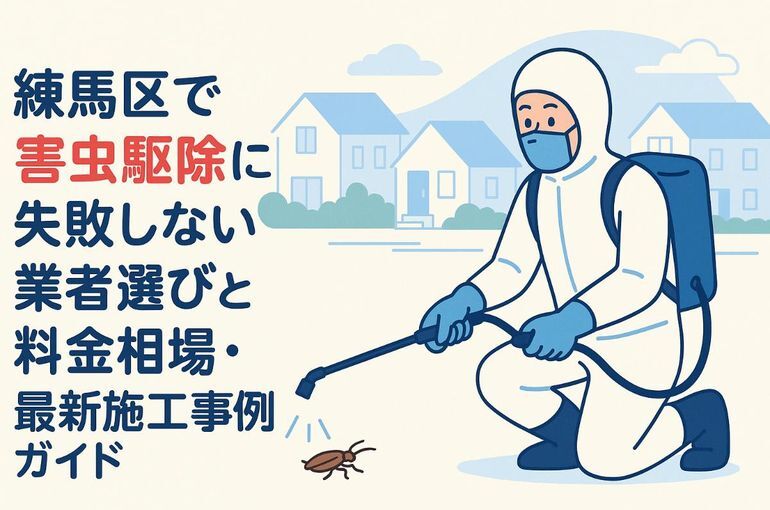 練馬区で害虫駆除に失敗しない業者選びと料金相場・最新施工事例ガイド