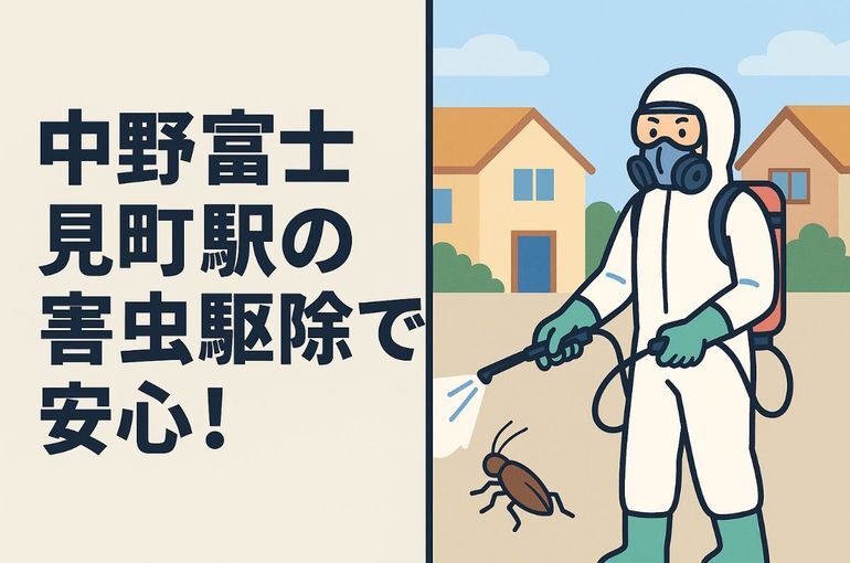 中野富士見町駅の害虫駆除で安心！東京中野の業者比較と料金相場・口コミ徹底ガイド