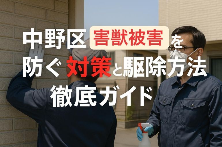 中野区の害獣被害を防ぐ対策と駆除方法徹底ガイド