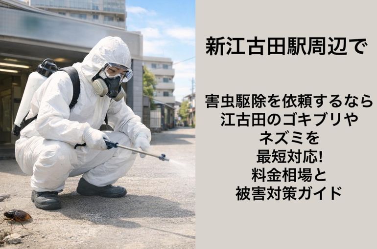 新江古田駅周辺で害虫駆除を依頼するなら江古田のゴキブリやネズミを最短対応｜料金相場と被害対策ガイド
