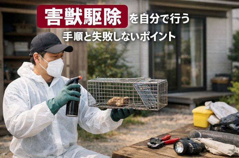 害獣駆除を自分で行う全手順と失敗しない対策ポイント完全ガイド