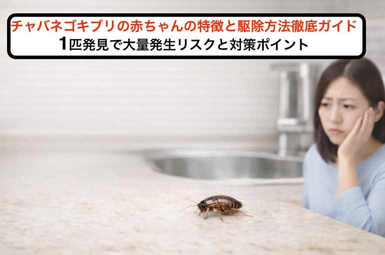 チャバネゴキブリの赤ちゃんの特徴と駆除方法徹底ガイド｜1匹発見で大量発生リスクと対策ポイント