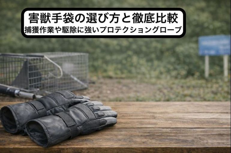 害獣手袋の選び方と徹底比較｜捕獲作業や駆除に強いプロテクショングローブ