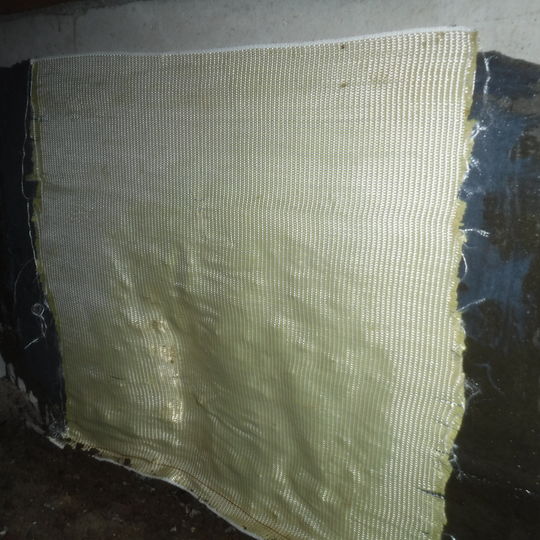 基礎アラミド繊維シート補強